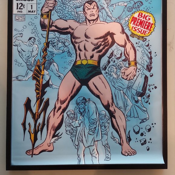 Sub Mariner 1 Comic Cover silk canvas Fabric Poster (36" x 24") - Picture 3 of 3